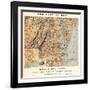 1861,VA - MD - DE - D.C. Bird's Eye View - The Seat of War, District of Columbia,USA-null-Framed Premium Giclee Print