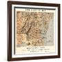 1861,VA - MD - DE - D.C. Bird's Eye View - The Seat of War, District of Columbia,USA-null-Framed Giclee Print