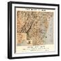 1861,VA - MD - DE - D.C. Bird's Eye View - The Seat of War, District of Columbia,USA-null-Framed Premium Giclee Print