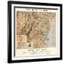 1861,VA - MD - DE - D.C. Bird's Eye View - The Seat of War, District of Columbia,USA-null-Framed Giclee Print