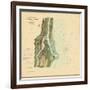 1862, St. Augustine Harbor Chart 1862, Florida, United States-null-Framed Giclee Print