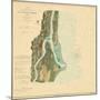 1862, St. Augustine Harbor Chart 1862, Florida, United States-null-Mounted Giclee Print