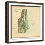 1862, St. Augustine Harbor Chart 1862, Florida, United States-null-Framed Giclee Print