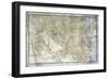1863, Bertie County Wall Map, North Carolina, United States-null-Framed Giclee Print