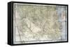 1863, Bertie County Wall Map, North Carolina, United States-null-Framed Stretched Canvas