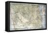 1863, Bertie County Wall Map, North Carolina, United States-null-Framed Stretched Canvas