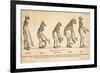 1863 Huxley From Ape To Man, Age-toned-Paul Stewart-Framed Photographic Print