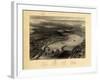 1863, New Orleans Bird's Eye View, Louisiana, United States-null-Framed Giclee Print