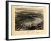 1863, New Orleans Bird's Eye View, Louisiana, United States-null-Framed Giclee Print