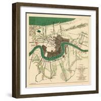 1863, New Orleans City Approaches, Louisiana, United States-null-Framed Giclee Print