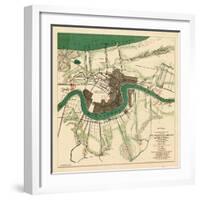 1863, New Orleans City Approaches, Louisiana, United States-null-Framed Giclee Print