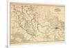 1863, New Orleans Louisiana Military Map, Louisiana, United States-null-Framed Giclee Print