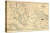 1863, New Orleans Louisiana Military Map, Louisiana, United States-null-Stretched Canvas