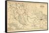 1863, New Orleans Louisiana Military Map, Louisiana, United States-null-Framed Stretched Canvas