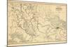 1863, New Orleans Louisiana Military Map, Louisiana, United States-null-Mounted Giclee Print