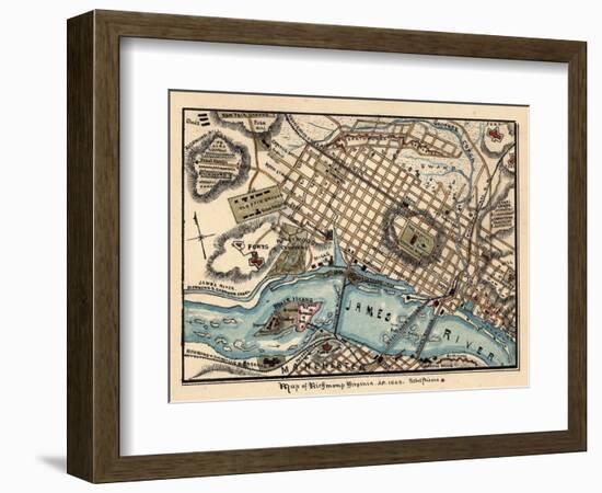 1863, Richmond, Virginia, United States-null-Framed Giclee Print