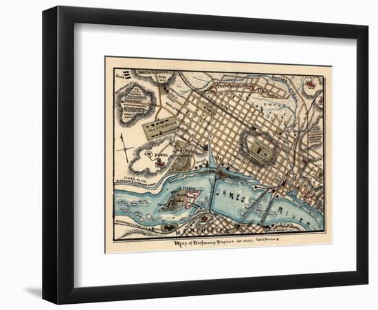 1863, Richmond, Virginia, United States-null-Framed Giclee Print