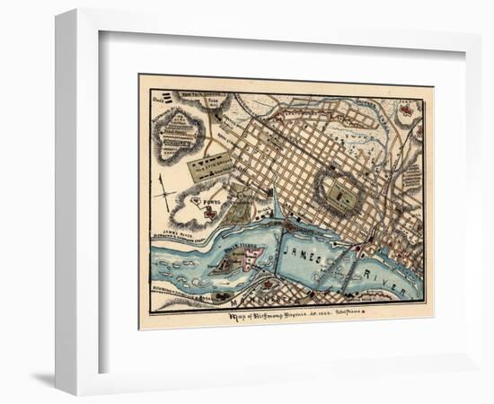 1863, Richmond, Virginia, United States-null-Framed Giclee Print