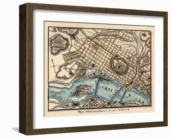 1863, Richmond, Virginia, United States-null-Framed Giclee Print