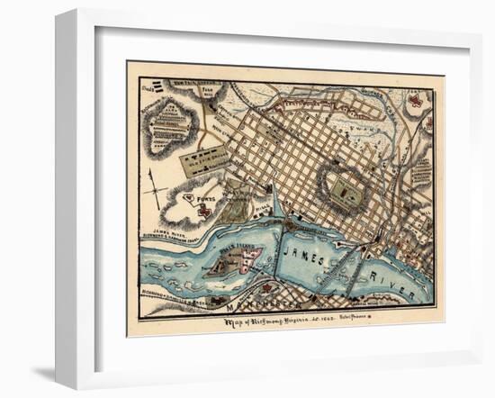 1863, Richmond, Virginia, United States-null-Framed Giclee Print