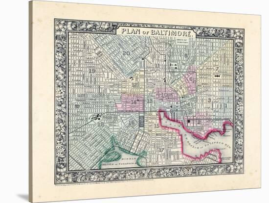 1864, Baltimore, Maryland-null-Stretched Canvas