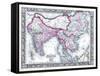 1864, Bangladesh, Cambodia, China, Laos, Malaysia, Nepal, Thailand, Vietnam, Asia, Hindoostan-null-Framed Stretched Canvas