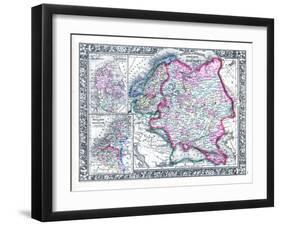 1864, Belgium, Denmark, Finland, Norway, Russia, Sweden, Europe, Russia in Europe, Sweden-null-Framed Giclee Print