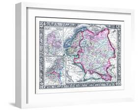 1864, Belgium, Denmark, Finland, Norway, Russia, Sweden, Europe, Russia in Europe, Sweden-null-Framed Giclee Print