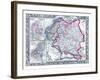 1864, Belgium, Denmark, Finland, Norway, Russia, Sweden, Europe, Russia in Europe, Sweden-null-Framed Giclee Print