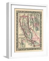 1864, California, Utah, San Francisco Bay Mitchell Plate, Utah, United States-null-Framed Giclee Print