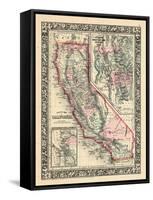 1864, California, Utah, San Francisco Bay Mitchell Plate, Utah, United States-null-Framed Stretched Canvas