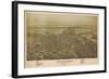 1864, Chambersburg Bird's Eye View, Pennsylvania, United States-null-Framed Giclee Print