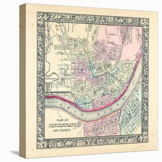 1864, Cincinnati Mitchell Plate, Ohio, United States-null-Stretched Canvas