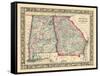 1864, Georgia and Alabama Mitchell Plate, Alabama, United States-null-Framed Stretched Canvas