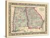 1864, Georgia and Alabama Mitchell Plate, Alabama, United States-null-Stretched Canvas