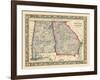 1864, Georgia and Alabama Mitchell Plate, Alabama, United States-null-Framed Giclee Print