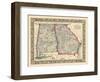 1864, Georgia and Alabama Mitchell Plate, Alabama, United States-null-Framed Giclee Print