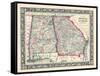 1864, Georgia and Alabama Mitchell Plate, Georgia, United States-null-Framed Stretched Canvas