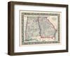 1864, Georgia and Alabama Mitchell Plate, Georgia, United States-null-Framed Giclee Print