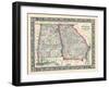 1864, Georgia and Alabama Mitchell Plate, Georgia, United States-null-Framed Giclee Print