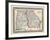 1864, Georgia and Alabama Mitchell Plate, Georgia, United States-null-Framed Giclee Print