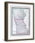 1864, Iowa and Missouri Mitchell Plate, Missouri, United States-null-Framed Giclee Print