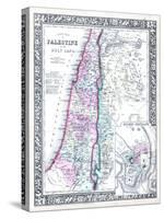 1864, Israel, Jordania, Palestine, Asia, Holy Land, Palestine, Modern Jerusalem-null-Stretched Canvas