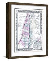 1864, Israel, Jordania, Palestine, Asia, Holy Land, Palestine, Modern Jerusalem-null-Framed Giclee Print