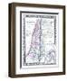 1864, Israel, Jordania, Palestine, Asia, Holy Land, Palestine, Modern Jerusalem-null-Framed Premium Giclee Print