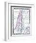 1864, Israel, Jordania, Palestine, Asia, Holy Land, Palestine, Modern Jerusalem-null-Framed Premium Giclee Print