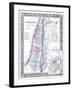 1864, Israel, Jordania, Palestine, Asia, Holy Land, Palestine, Modern Jerusalem-null-Framed Giclee Print