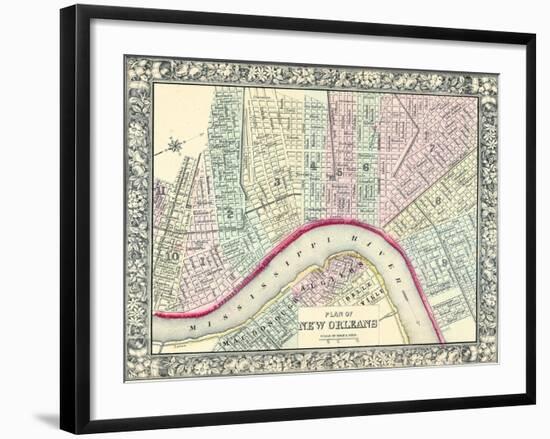 1864, Louisiana, New Orleans-null-Framed Giclee Print