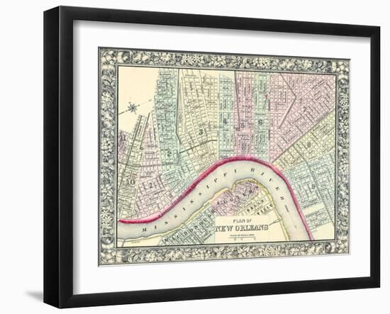 1864, Louisiana, New Orleans-null-Framed Giclee Print