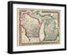 1864, Michigan and Wisconsin, United States-null-Framed Giclee Print